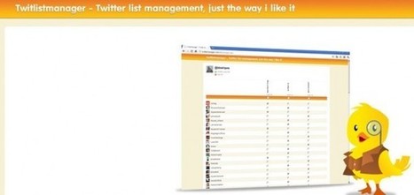 twitlistmanager, para crear y gestionar nuestras listas de Twitter | Utilización de Twitter la Educación | Scoop.it