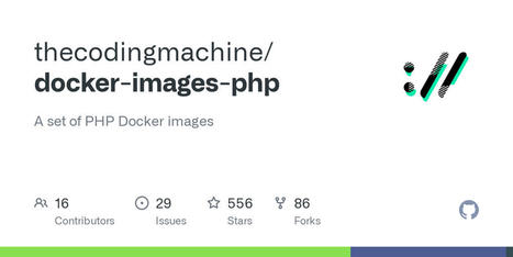 thecodingmachine/docker-images-php: A set of PHP Docker images | Bonnes Pratiques Web & Cloud | Scoop.it