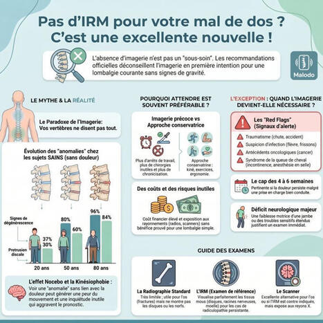 &laquo; Mon m&eacute;decin n'a pas voulu me prescrire d'IRM. C'est normal ? &raquo; Phrase entendue r&eacute;guli&egrave;rement, et qui r&eacute;v&egrave;le un d&eacute;calage massif entre la croyance populaire (&laquo; plus on en sait, mieux c'est &raquo;) et&hellip;... | Rheumatology-Rhumatologie | Scoop.it