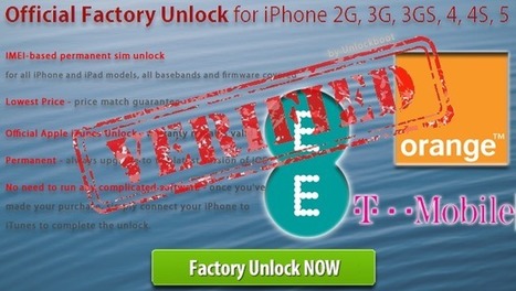 Unlock Orange UK iPhone 5, 4S, 4 by IMEI | Unlock iPhone 4 via Factory Unlock - Official iPhone 4 Unlocking via IMEI code | Scoop.it