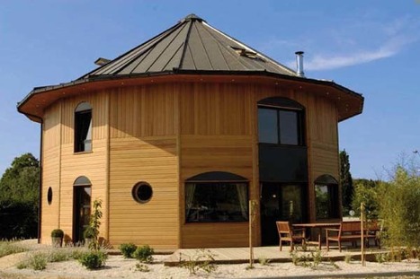 [inspiration] Maison bois ronde | Magazine Eco maison bois | Build Green, pour un habitat écologique | Scoop.it