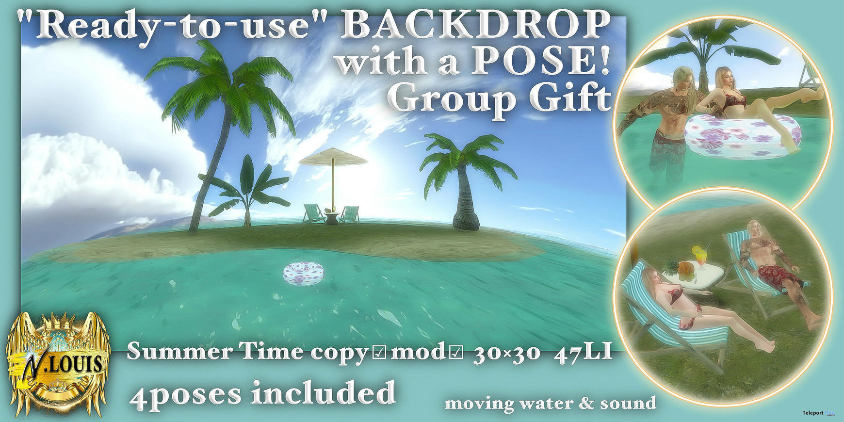 Summer Time Backdrop With Pose June 2023 Group ...