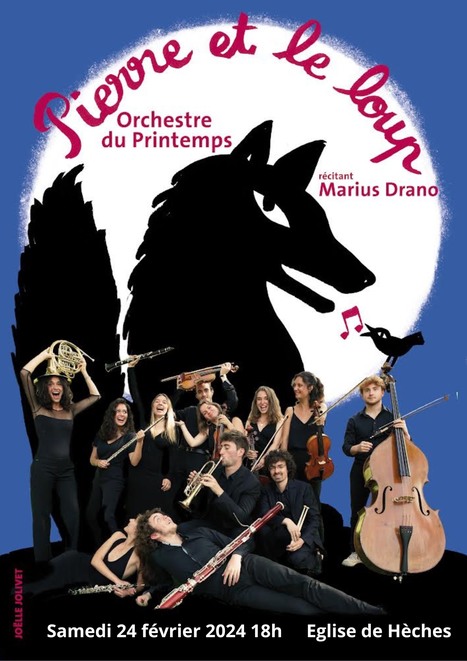 'Pierre et le loup' par l'Orchestre du Printemps, samedi 24 février à Hèches | Vallées d'Aure & Louron - Pyrénées | Scoop.it