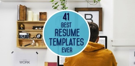 The 41 Best Resume Templates Ever | Help and Support everybody around the world | Scoop.it