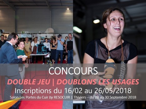 Les Portes du Cuir by RESOCUIR -Concours 2018 – | L'actualité de la filière cuir | Scoop.it
