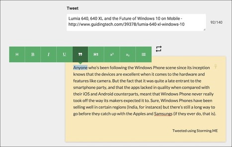 3 Apps to Share Text from Web as Images on Twitter | Daily Magazine | Scoop.it