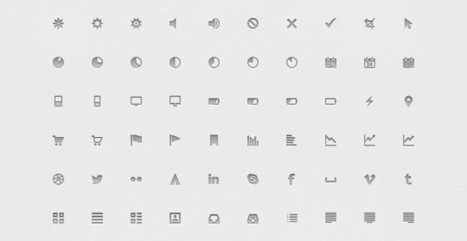 Excelente set gratuito con peque&ntilde;os y variados iconos en formato PSD | Aplicaciones y Herramientas . Software de Dise&ntilde;o | Scoop.it