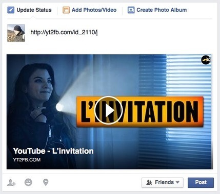 Comment poster une vidéo Youtube sur Facebook et lui donner un air de vidéo native ? | Time to Learn | Scoop.it