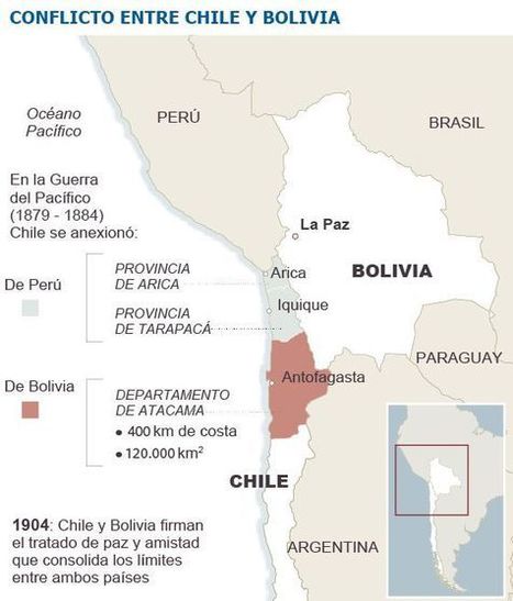Chile y Bolivia reviven en La Haya su conflicto por una salida al mar | Internacional | EL PAÍS | Dirección General y Legislación | Scoop.it