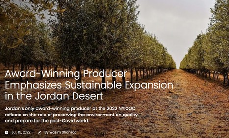 Award-Winning Producer Emphasizes Sustainable Expansion in the JORDAN Desert | CIHEAM Press Review | Scoop.it