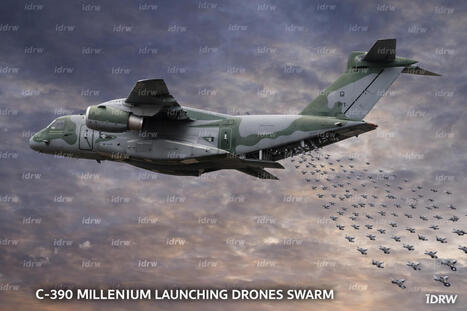 Embraer Positions C-390 as Multi-Mission &ldquo;Mothership&rdquo; for India, Offering Drone Swarm and Rapid Dragon Capabilities | DEFENSE NEWS | Scoop.it