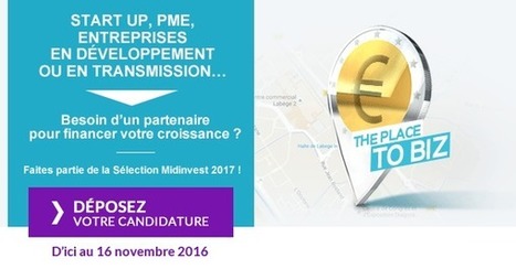 Candidater à Midinvest avant le 16 novembre | La lettre de Toulouse | Scoop.it
