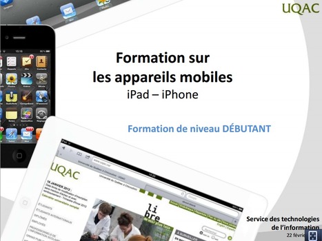 S'approprier l'iPad rapidement | Time to Learn | Scoop.it