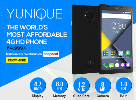 YU Yunique – The World’s Most Affordable 4G HD Smartphone | Maxabout Mobiles | Scoop.it