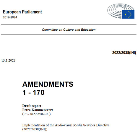 The European Parliament makes progress on the AVMS Directive implementation report | The regulatory insider | Scoop.it