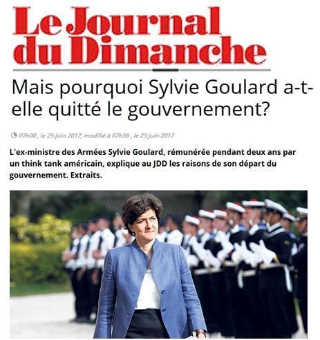 L’ex-ministre démissionnaire Sylvie Goulard touchait 10 000 euros par mois d’un think tank américain pro-UE | ACTUALITÉ | Scoop.it