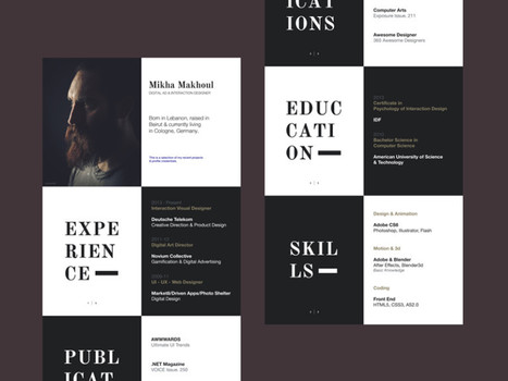 50 Inspiring Resume Designs: And What You Can Learn From Them | Canva | Public Relations & Social Marketing Insight | Scoop.it