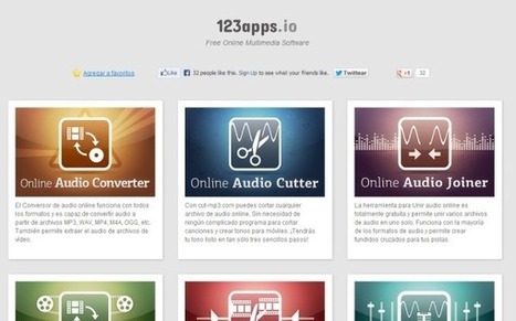 123apps, una colección de herramientas 'online' para editar archivos de audio y vídeo | TIC & Educación | Scoop.it