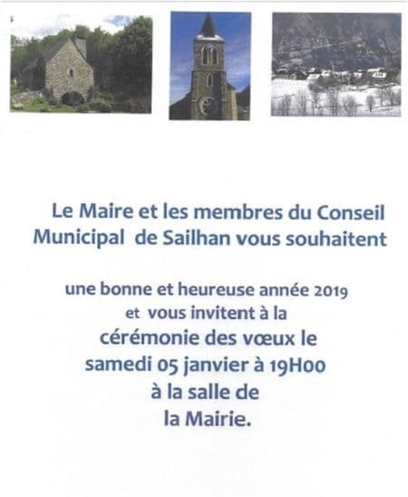 Cérémonie des voeux à Sailhan le 5 janvier | Vallées d'Aure & Louron - Pyrénées | Scoop.it