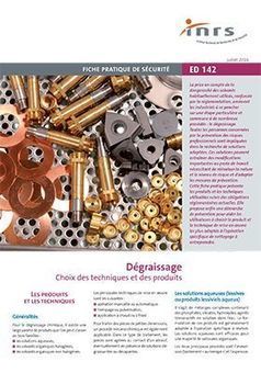Dégraissage – Choix des techniques et des produits | Prévention du risque chimique | Scoop.it