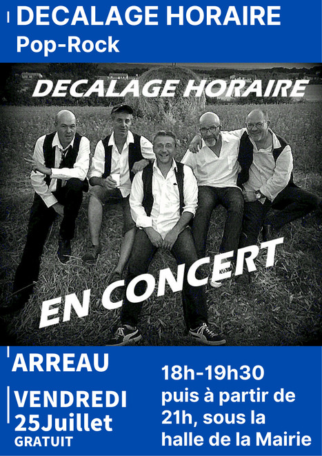 Concert Pop Rock à Arreau le 25 juillet | Vallées d'Aure & Louron - Pyrénées | Scoop.it