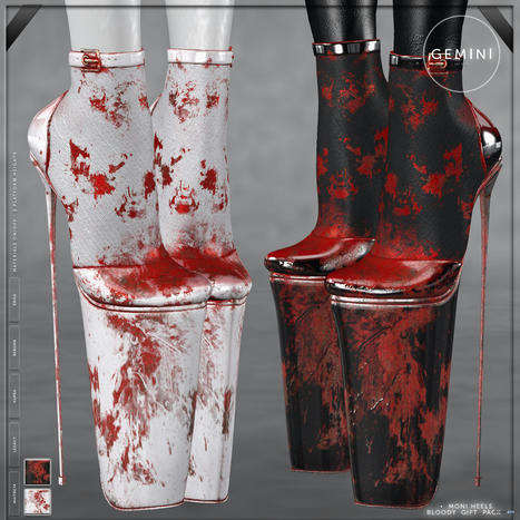 Moni Heels Bloody Pack Halloween 2022 Group Gift by Gemini | Teleport Hub - Second Life Freebies | Second Life Freebies | Scoop.it