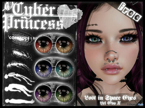 Lost in Space Eyes For Lelutka EvoX June 2025 Gift by Cyber Princess | Teleport Hub - Second Life Freebies | Teleport Hub | Scoop.it