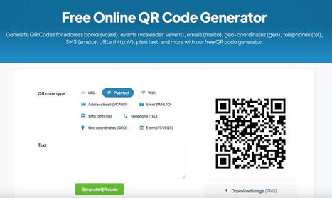 Generador online de códigos QR fácil de usar y gratuito | TIC & Educación | Scoop.it