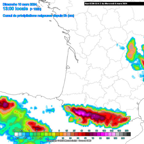 Fortes chutes de neige sur les versants sud en fin de semaine | Vallées d'Aure & Louron - Pyrénées | Scoop.it