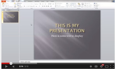 This is How to Add Audio Narration to Your PowerPoint Presentations ~ Educational Technology and Mobile Learning | Information and digital literacy in education via the digital path | Scoop.it