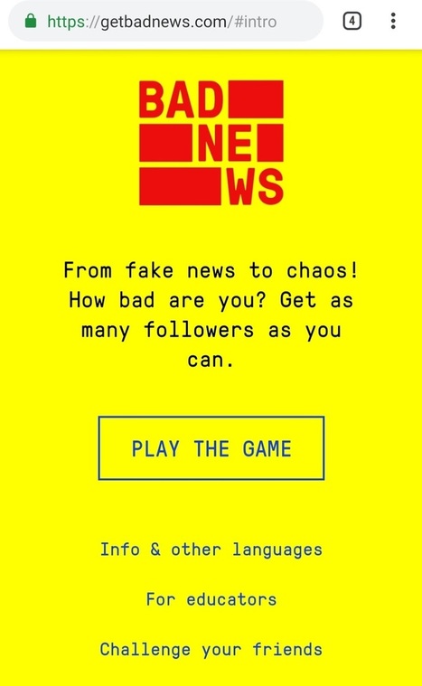 Pandemic and Fake News: Fun Games That Teach Important Real-World Skills? | Information and digital literacy in education via the digital path | Scoop.it