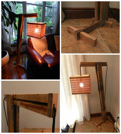 Pallet Floor Lamp | 1001 Pallets ideas ! | Scoop.it