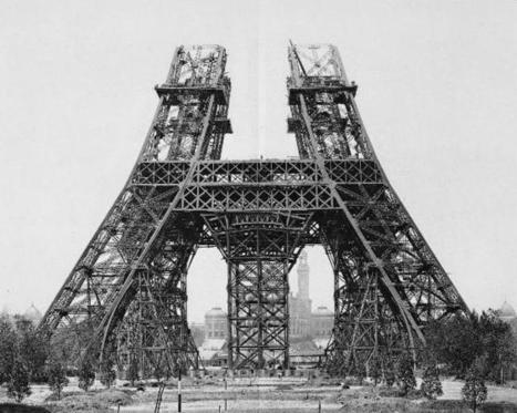 Les photos de la construction de la Tour Eiffel | Les Gentils PariZiens | style & art de vivre | Scoop.it