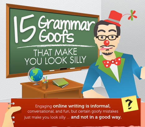15 Grammar Goofs That Make You Look Silly [infographic] | Eclectic Technology | Scoop.it