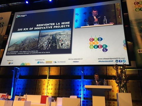 Présentation de "Réinventer la Seine" à la conférence internationale villes et ports - Tweet from @aurh_officiel | Veille territoriale AURH | Scoop.it