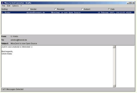 Logiciel gratuit DbxConv &ndash; DBX to MBOX converter license free for Windows 7 , Vista , XP &laquo; gratuit | Logiciel Gratuit Licence Gratuite | Scoop.it