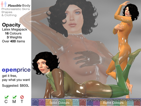 Transparent Latex Catsuit by Plausible Body | Teleport Hub | Second Life Freebies | Scoop.it