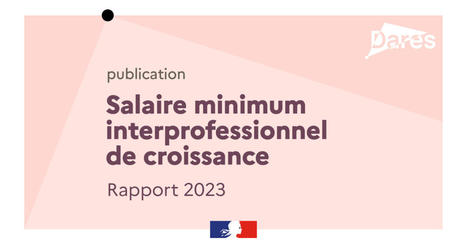 Salaire minimum interprofessionnel de croissance - rapport 2023 | Veille juridique du CDG13 | Scoop.it