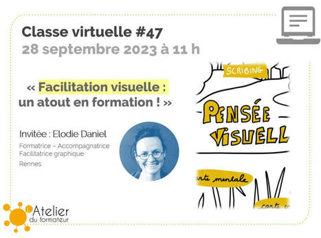 28/09/23 - Classe virtuelle de l'Atelier du formateur -  “Facilitation visuelle : un atout en formation !” | Formation : Innovations et EdTech | Scoop.it