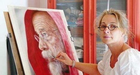 Isa expose ses portraits au pastel sec à la Gleysette | Lacroix-Falgarde | Scoop.it