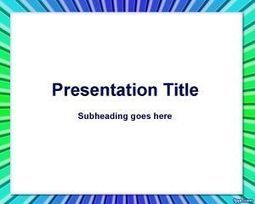 Rectangle Color PowerPoint Template | Free Powerpoint Templates | ED 262 Culture Clip & Final Project Presentations | Scoop.it