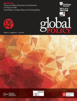 Special Issue: Economic Policy, Governance and Institutions in Times of Crisis | Global Policy Journal | Global Policy, Corruption, Economic Crimes, Fronting, Whistleblowers | Scoop.it