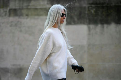 Lange grijzen lokken? Dit zijn de 7 mooiste trendkapsels | kapsel trends | Scoop.it