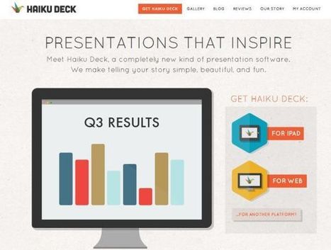 Haiku Deck, para crear presentaciones elegantes en la web | TIC & Educación | Scoop.it