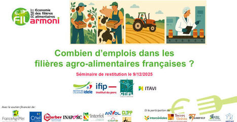 filarmoni | S&eacute;minaire Combien d'emplois dans les fili&egrave;res agro-alimentaires fran&ccedil;aises ? | Economie de l'Elevage | Scoop.it