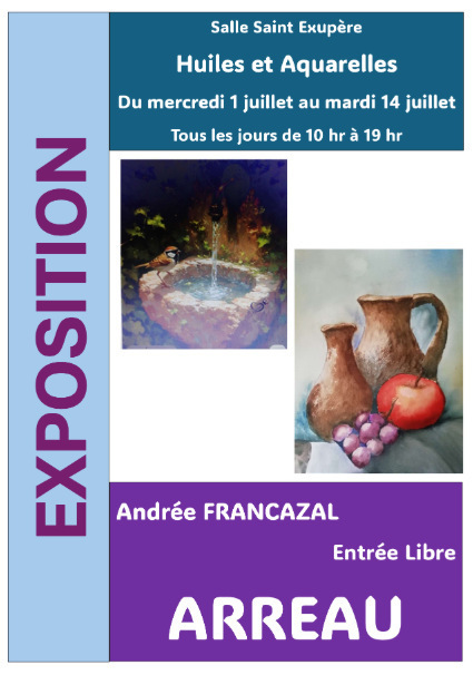 Exposition de peintures &agrave; l'huile et aquarelles &agrave; Arreau jusqu'au 14 juillet | Vall&eacute;es d'Aure & Louron - Pyr&eacute;n&eacute;es | Scoop.it
