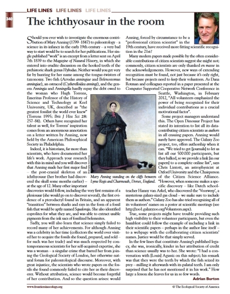 Mary Anning, pal&eacute;ontologue (1799-1847) &ndash; Femmes savantes, femmes de science | Insect Archive | Scoop.it