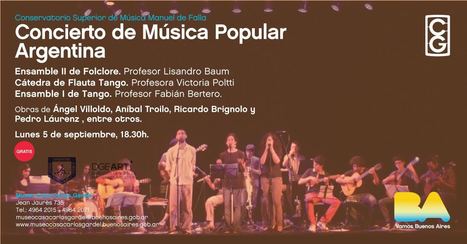 Concierto de Música Popular Argentina | Mundo Tanguero | Scoop.it