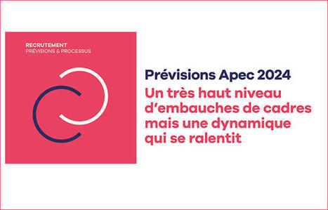 Prévisions Apec 2024 | Insertion Professionnelle : revue de presse | Scoop.it