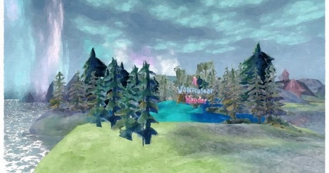  A Watercolour Wander at LEA 12 - Eddi & Ryce Photograph Second Life | Second Life Destinations | Scoop.it